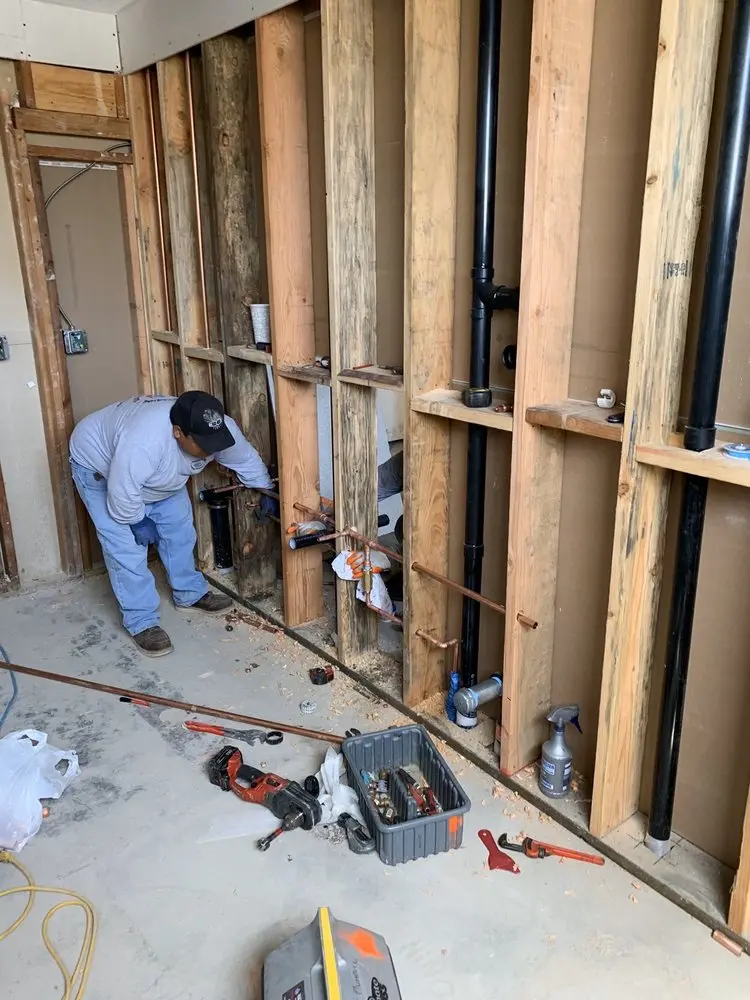 Commercial rough-in plumbing for Water Heater Replacement in Attawaugan